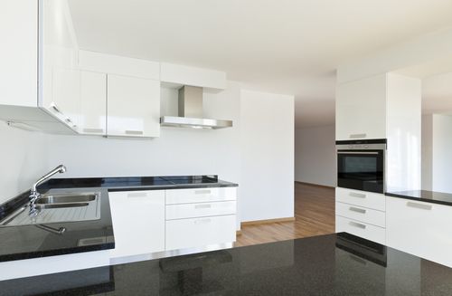 beautiful new apartment, interior, view of the kitchen